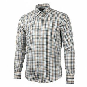 Peter Millar Men’s XL Tailored Fit Plaid Flex Finish Cotton Button-Down Shirt